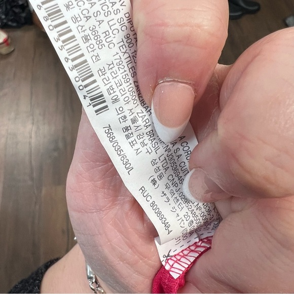 🆕 Zara Vibrant Pink One-Shoulder Dress NEW SZ LG - Picture 5 of 5